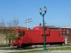The Red Caboose in the middle of O'Fallon.