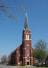 St. Clare Catholic Church on 3rd Street.