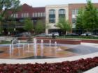 The fountain at Market Street. Popular for the young kids-it's a great challenge to guess where the water will come up next!