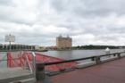 Another view of the Westin from down by the River. 