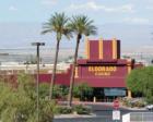 The Eldorado Casino, seen from City Hall in downtown Henderson, NV. The Las Vegas valley is in the distance.