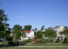 One of the many small community parks in Celebration, this just after you enter Artisan Park.