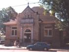 The beautiful old library. The fountain no longer is used. :(