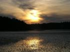 Sunset overlooking Sagadahoc bay