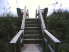 Debordieu - Steps leading from a beach house down to the oceanfront.