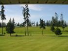 Golf course with Olympics in the background