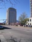 The Wells Fargo bank tower is located downtown on 90 S. Cascade Avenue