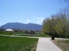 El Pomar Center - play area; Cheyenne Mountain in the background