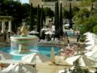 A pool and fountain at The Bellagio. April 2007
