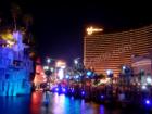 Looking over the water at Treasure Island towards Wynn.  April 2007