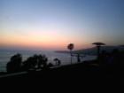 Dusk sets in on the Pacific Ocean in Laguna Beach