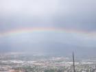 Double Rainbow on the top of the Stratosphere Tower!