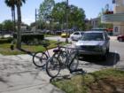 Bikes, Electric cars and walking are very popular here in Celebration!