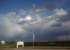 Hartford Crossing park - baseball, softball and more - view early evening in spring