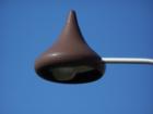 The Unique Streetlights of Hershey Part Two This version is in the form of an unwrapper Hershey Kiss