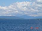 View from aboard the Mount Washington in Wolfeboro NH