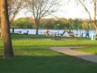 There are 2.7 miles of walking paths around Lake Nokomis in South Minneapolis.