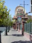 Extensive use of brick and wrought iron create a distinct atmosphere at Main Street Station in downtown Las Vegas, NV.