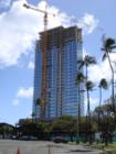 909 Kapiolani - a 36 story upscale contemporary condo under construction.
