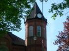 The clock tower on the Putnam County Courthouse in the county seat of Winfield, WV.