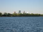 Skyline of Minneapolis as seen from across Lake Calhoun