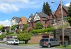 Majestic Tudors perched above Green Lake.