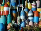 Lobster buoys on Bearskin Neck