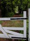Gate to horse path