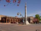 This is the square at Market and Main Streets in Bloomsburg, PA