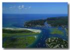 The Annisquam river meets the Atalantic Ocean