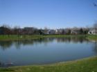 "The Parklands" homes surround this pond.