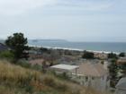 On the hill overlooking Cayucos looking South at Morro Rock and coast.