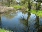 Huron River flowing toward Cedar Island Lake from Oxbow Lake Rd  5/3/2007