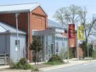 The Delaplaine Visual Arts Education Center located along Carroll Creek
