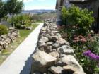 I am fascinated by the no-mortar rock-walls lining the walk-ways at the Saint Laurent Winery.