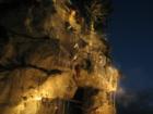 Beautiful T-Rex waterfall exhibit