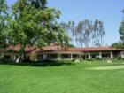 The clubhouse at the Rancho Santa Fe Golf Course offers fine dining and banquet facilities for members and their guests.