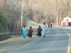 Heading To Church In Smyrna Maine's Amish Settlement