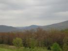 View (east) of the Boston Mtns. from I-540.