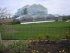 Frederik Meijer Gardens & Sculpture Park.  View of geen houses which hold a number of tropical species of plants.