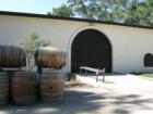 Donati Family Vineyards old wine barrels.