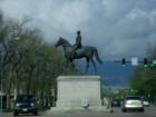 General Palmer - downtown Colorado Springs, in the middle of Nevada Avenue