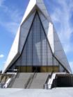 The Air Force Academy chapel is an all-faith house of worship with separate chapels for Protestant, Catholic, and Jewish services. All services can be held at the same time. Construction began in 1959. It was completed in 1963.