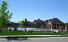 the neighborhood pool in the Settlers Bridge community