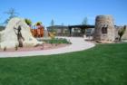 the Saguaro Canyon community park and pool area