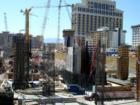 The Harmon Hotel at CityCenter going vertical.  May 2007