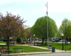 Depot Square Park, adjacent to the train station.
