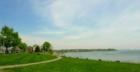 Independence Park and views of the Atlantic.