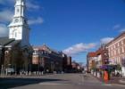Portsmouth New Hampshire - Market Square - right in the center of downtown - a great people-watching spot & a place to savor the awesome smells of all the downtown restaurants and cafes!