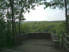Overlook along Raven Rock Loop Trail in Raven Rock State Park in Harnett County, NC.